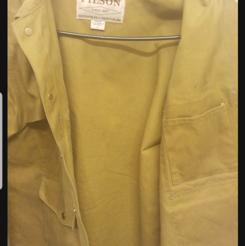 Filson Tin Cloth Cruiser Size Small Made in USA - Picture 4 of 4